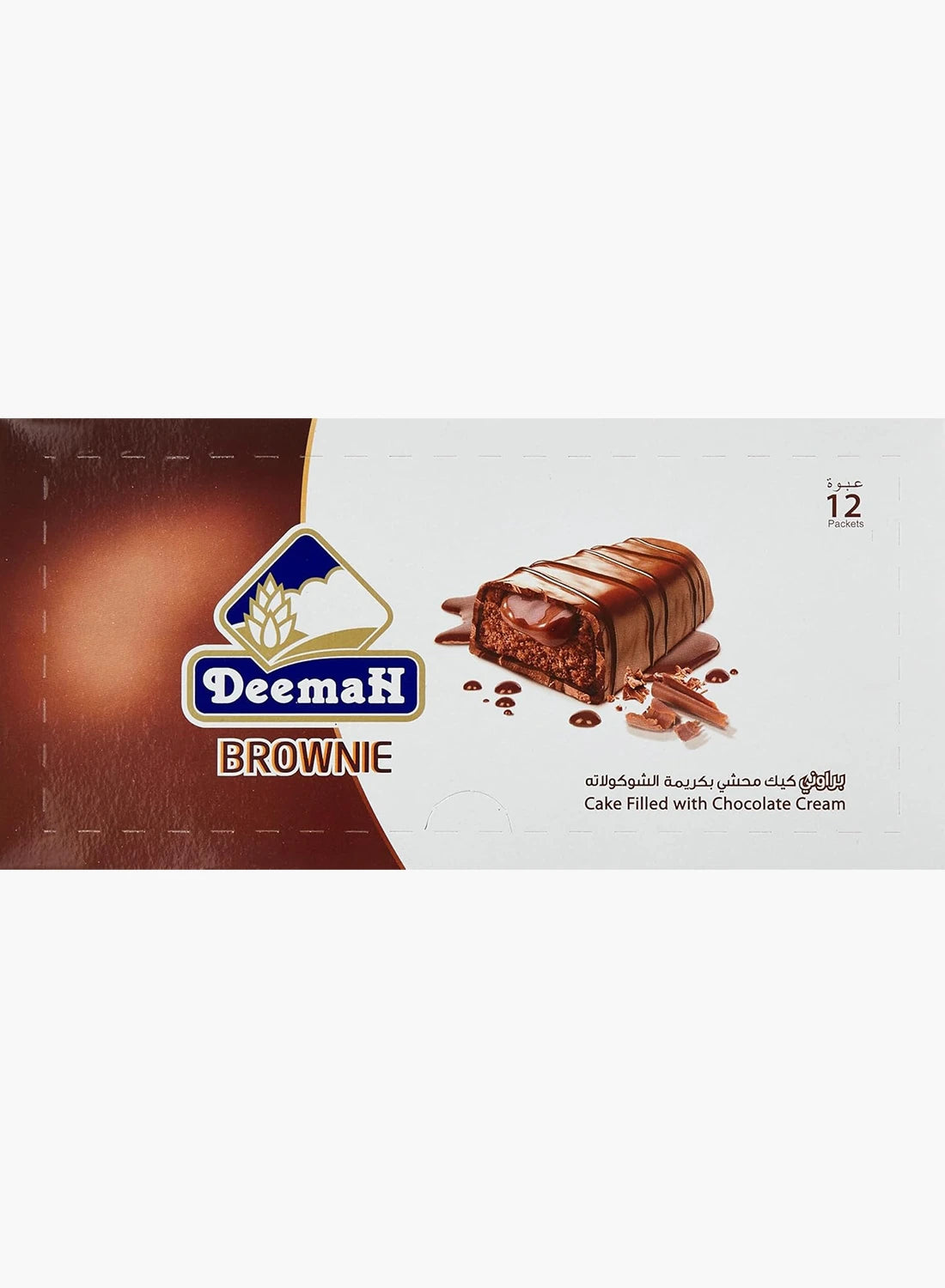 Deemah Browni Cake Chocolate (Pack of 12 x 37g)