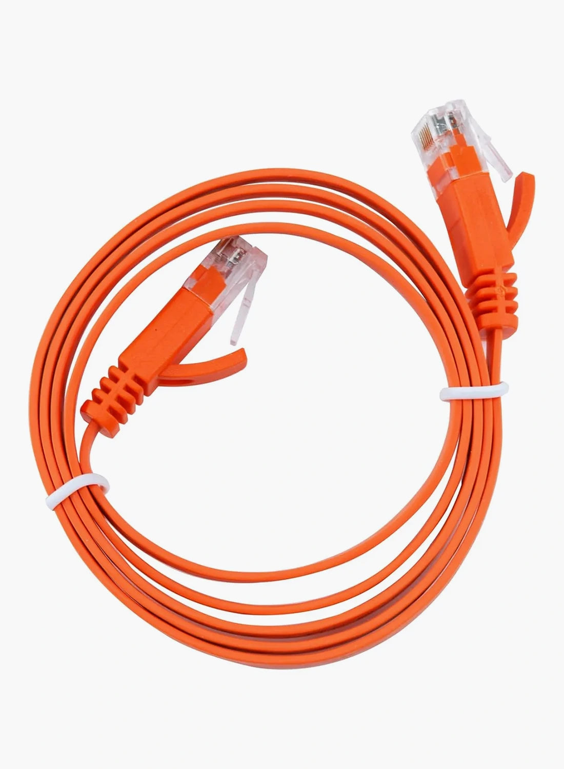 CAT6 FFTP OR SMARTLINK Premium Quality FLAT Patch Cord - Orange