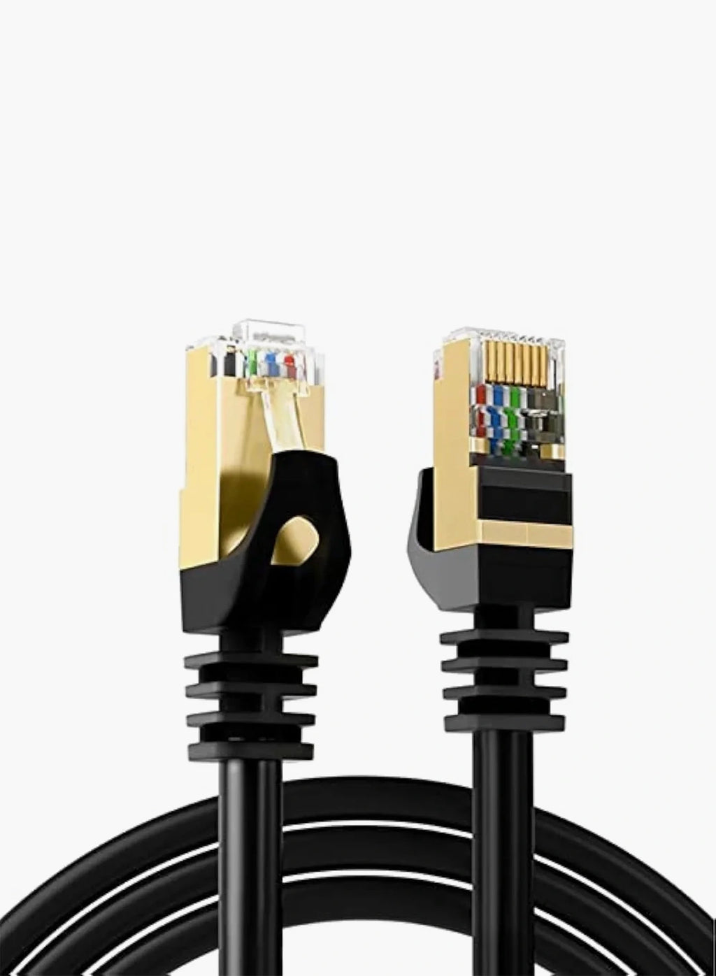 SMARTLINK CAT7 FFTP Double Shielded Patch Cord - Black 10GB