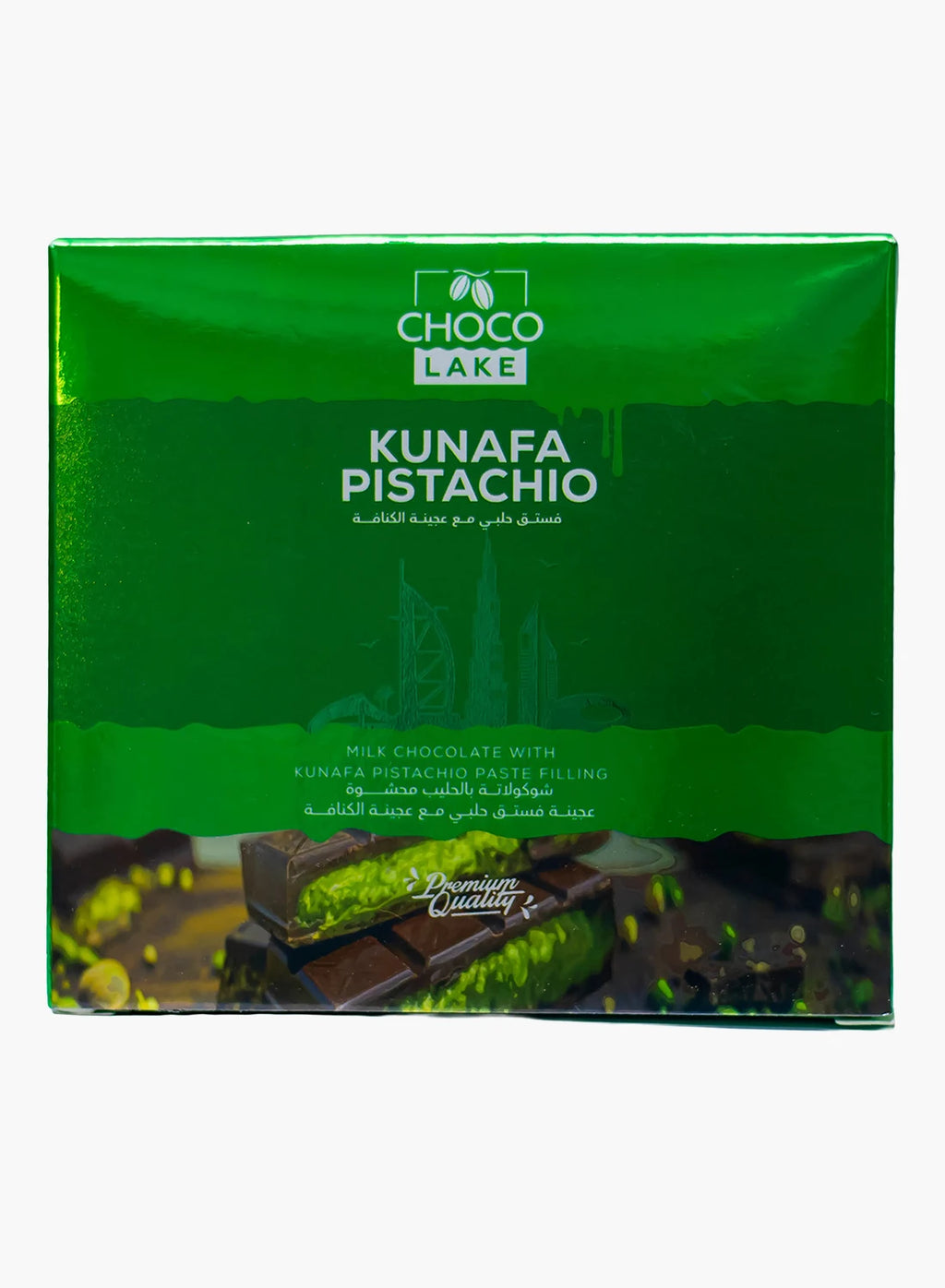 Chocolake Kunafa Pistachio Milk Chocolate Bar