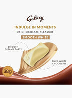 Galaxy White Chocolate Bar | Smooth & Silky White Chocolate Treat | 38g