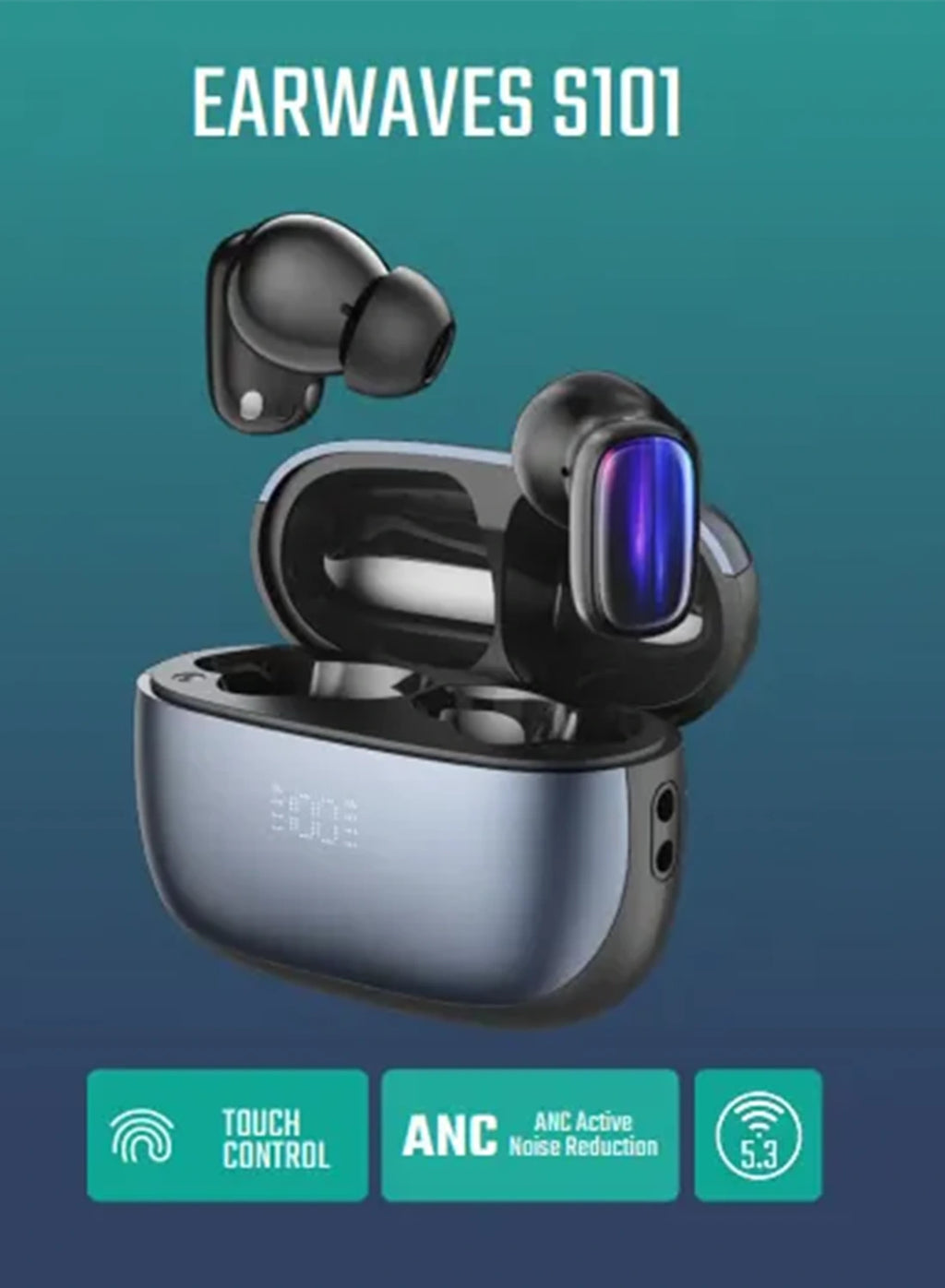 Salpido EARWAVES S101 True Wireless Earbuds