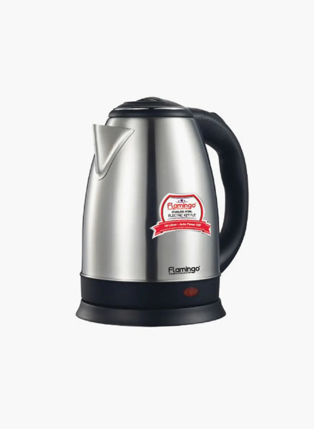 Flamingo FL285EK KC Stainless Steel Electric Kettle 1.8L 1500W | 360° Cordless | Auto Shut-Off | Overheat Protection