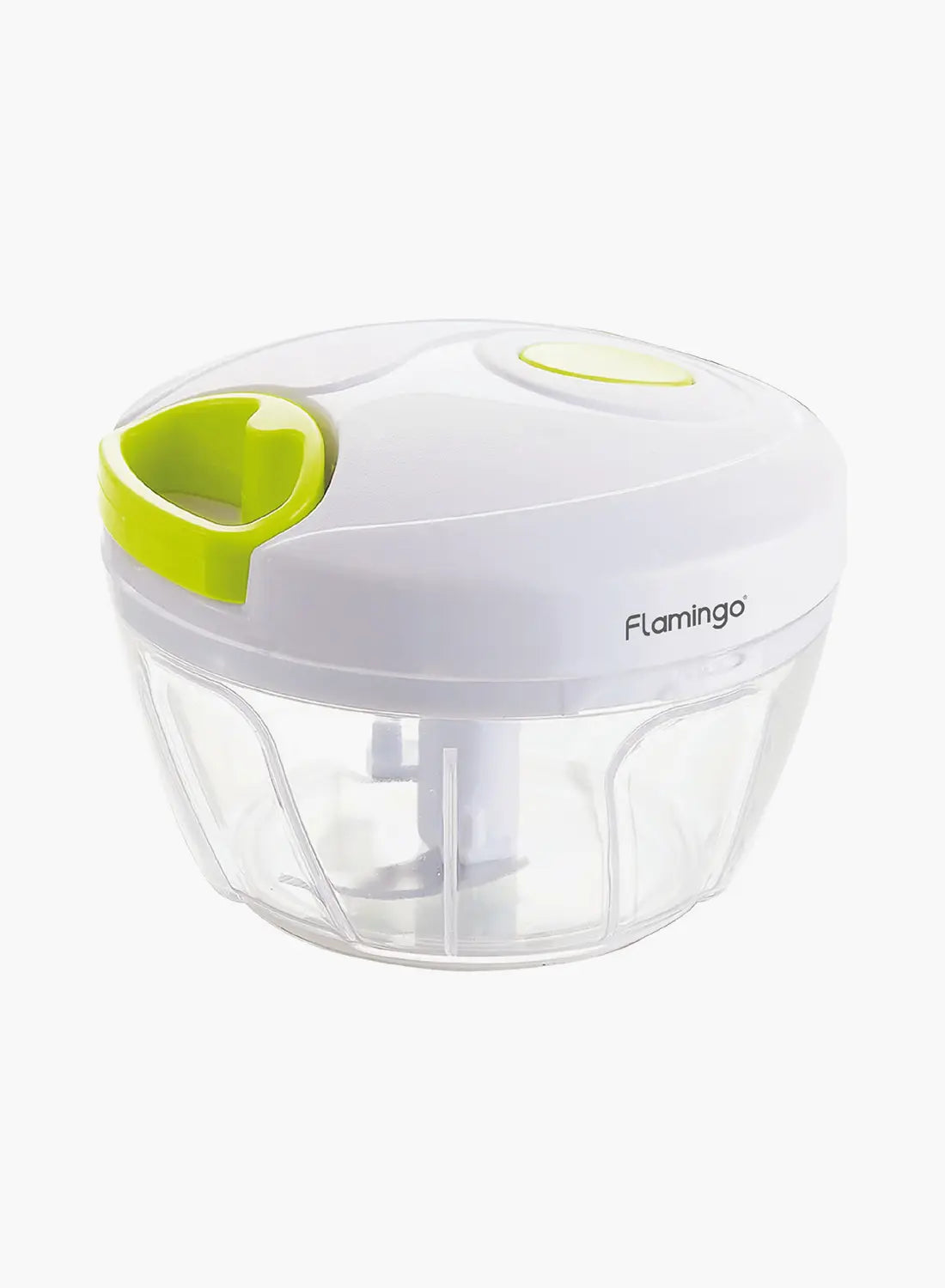 Flamingo FL4271KT Mini Slicer 400ml | Manual Vegetable Chopper | Stainless Steel Blades | Storage Box | Compact Design