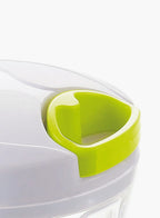 Flamingo FL4271KT Mini Slicer 400ml | Manual Vegetable Chopper | Stainless Steel Blades | Storage Box | Compact Design