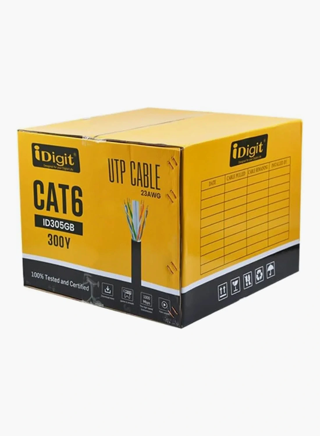 IDIGIT CAT6 OUTDOOR UTP Cable Roll (300 Yards) - ID305GB