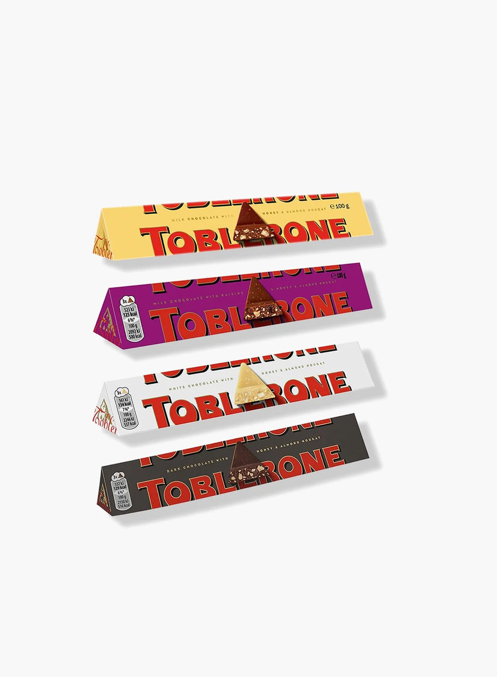 Toblerone Swiss Chocolate Combo Pack (Set of 4)