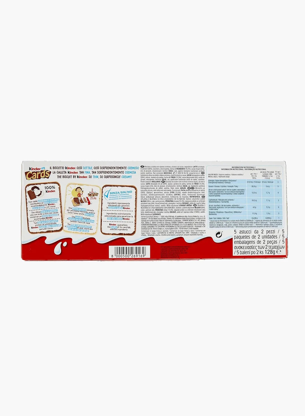 Kinder Cards Wafer Biscuits