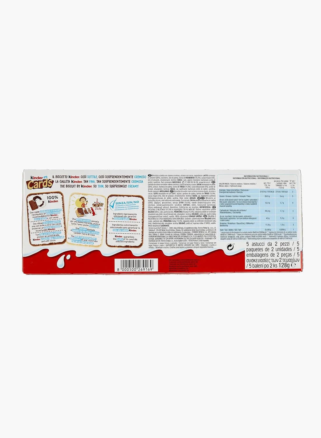 Kinder Cards Wafer Biscuits
