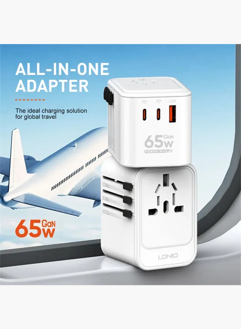 GoN 65W GaN Super Quick Charger Travel Adapter (Model SAL-Z6)