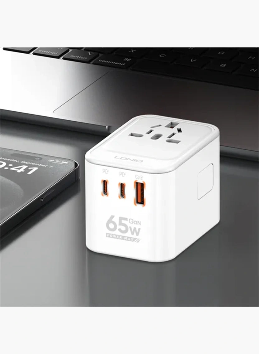 GoN 65W GaN Super Quick Charger Travel Adapter (Model SAL-Z6)