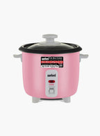 Sanford SF1156RC Rice Cooker 0.4L 200W | Compact Mini Cooker | Non-Stick Pot | Glass Lid | Single Serving