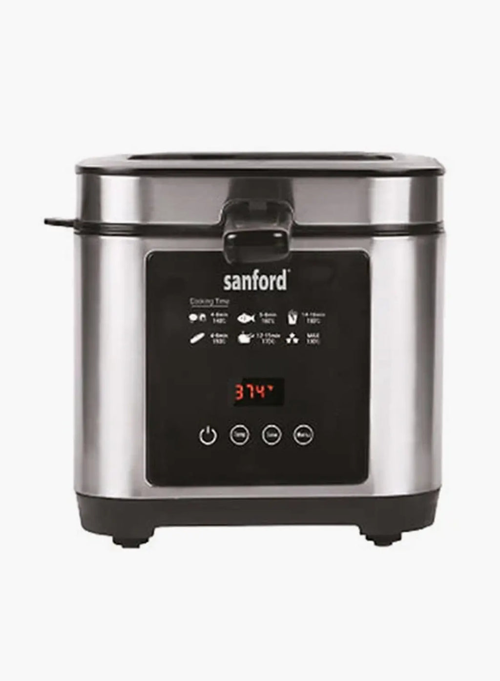 Sanford SF1304DF BS Digital Deep Fryer 2.5L 1200W | LED Touch Screen | 2-Hour Timer | Stainless Steel | Overheat Protection