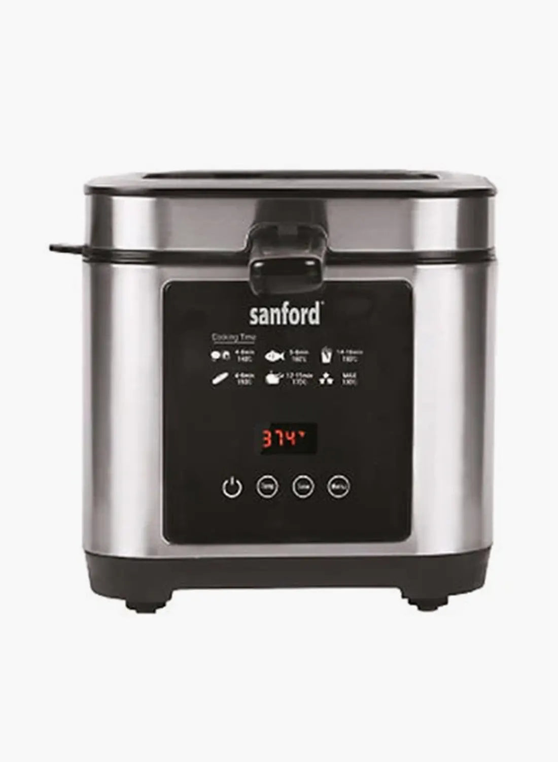 Sanford SF1304DF BS Digital Deep Fryer 2.5L 1200W | LED Touch Screen | 2-Hour Timer | Stainless Steel | Overheat Protection