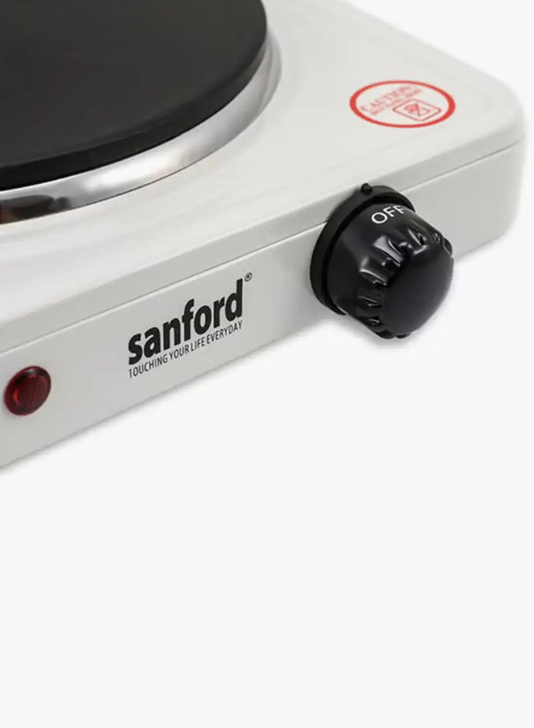 Sanford SF5011HPT Electric Single Hot Plate 1500W | 185mm Rapid Heating | 5 Temperature Control | Portable Cooktop