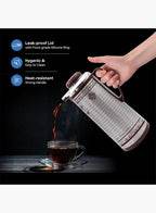 Sanford SF1688VF Vacuum Flask 1.6L | Hot & Cold 24 Hours | Leak-Proof | Glass Liner | Stainless Steel Body