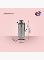 Sanford SF1688VF Vacuum Flask 1.6L | Hot & Cold 24 Hours | Leak-Proof | Glass Liner | Stainless Steel Body