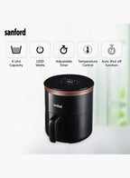 Sanford SF2455AF KC Digital Air Fryer 4L 1400W | LED Touch Display | 7 Preset Menus | Oil-Free Cooking