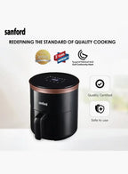 Sanford SF2455AF KC Digital Air Fryer 4L 1400W | LED Touch Display | 7 Preset Menus | Oil-Free Cooking