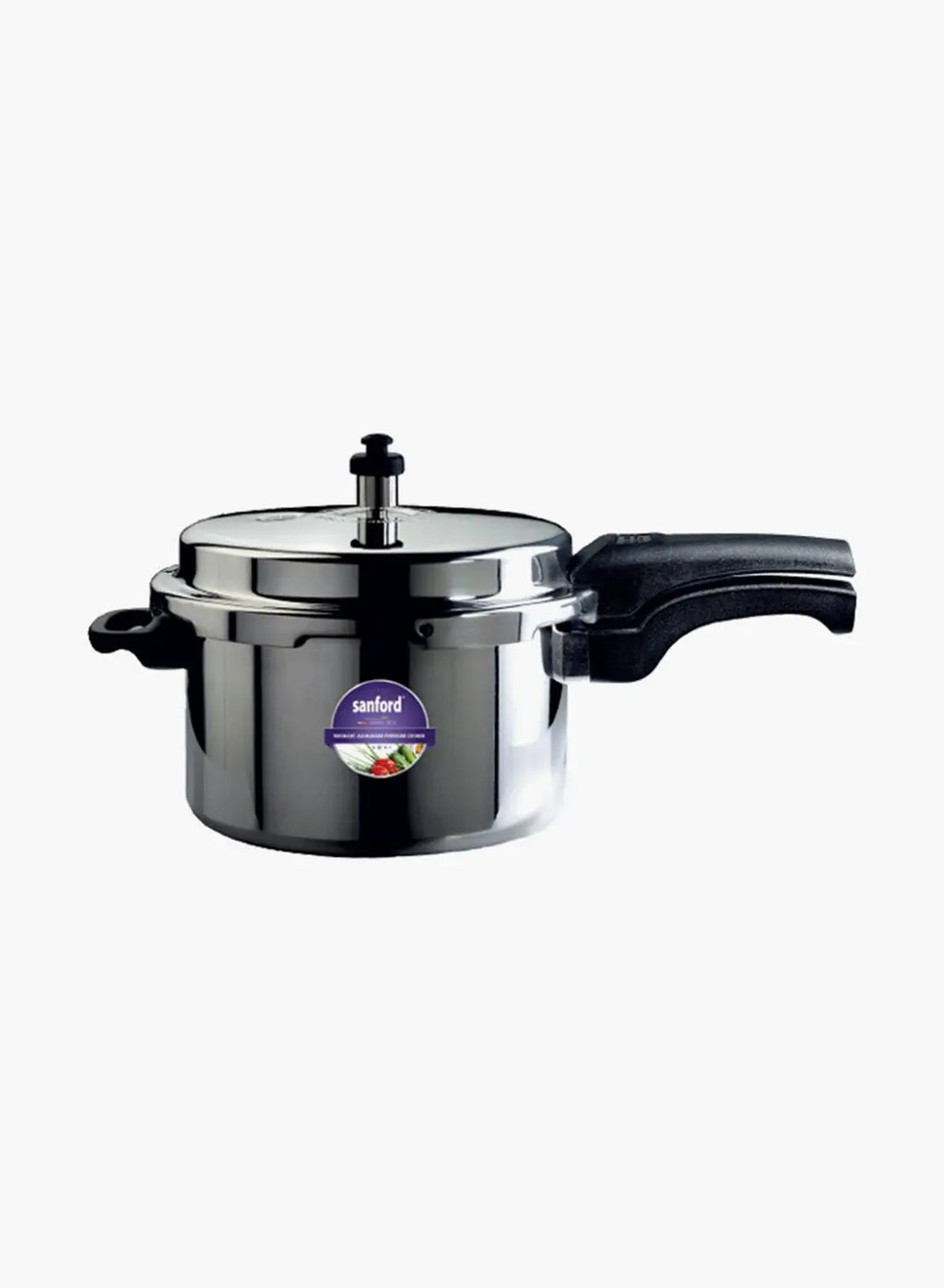 Sanford SF3252PC Aluminium Pressure Cooker 3L | Induction Base | Dual Safety Valve | Compact Heavy Duty Cooker