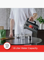 Sanford SF3331EK BS Double Layer Electric Kettle 1.8L 1500W | Stainless Steel Inner | Cool Touch | Auto Shut-Off | 360° Base