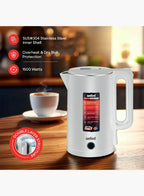 Sanford SF3331EK BS Double Layer Electric Kettle 1.8L 1500W | Stainless Steel Inner | Cool Touch | Auto Shut-Off | 360° Base