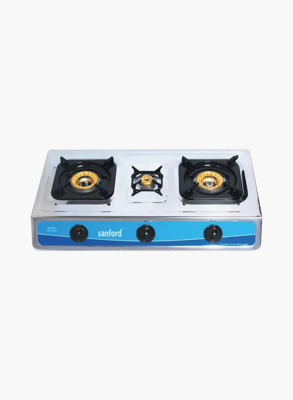 Sanford SF5310GC 3 Burner Gas Stove | Stainless Steel | Auto Ignition | Low Gas Consumption | Powerful Flame