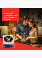 Sanford SF5352GC 1 Burner Gas Stove | Stainless Steel | Auto Ignition | Blue Flame | Compact LPG Cooktop