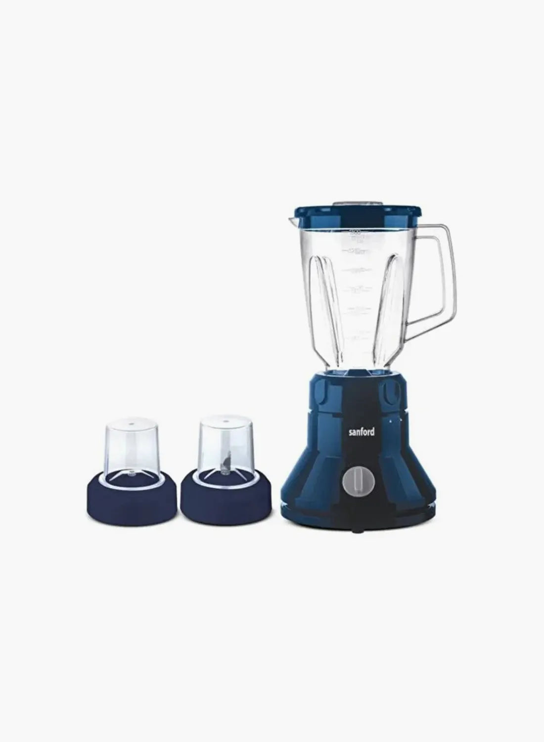 Sanford SF5515BR BS 3-in-1 Blender 1.5L 350W | Dual Dry Mill Jars | 2 Speed + Pulse | Stainless Steel Blades | Multicolour