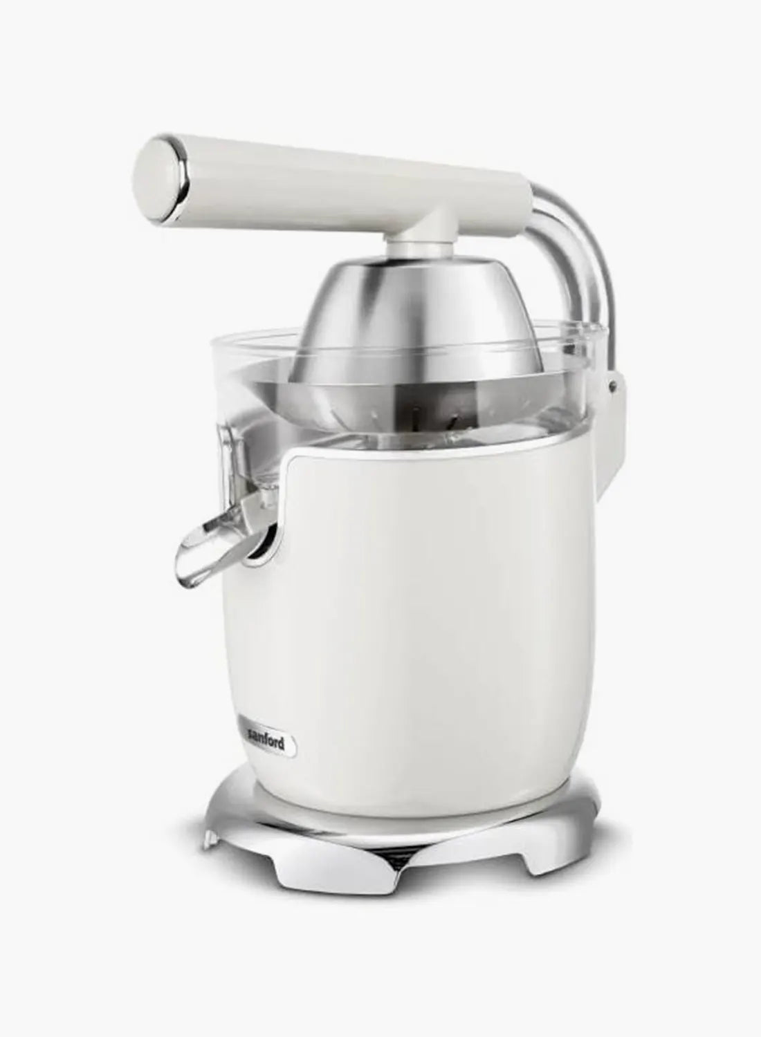 Sanford SF5556CJ BS Citrus Juicer 170W | Press Handle | Stainless Steel Filter & Spout | 2 Cones | Anti-Drip | 0.3L