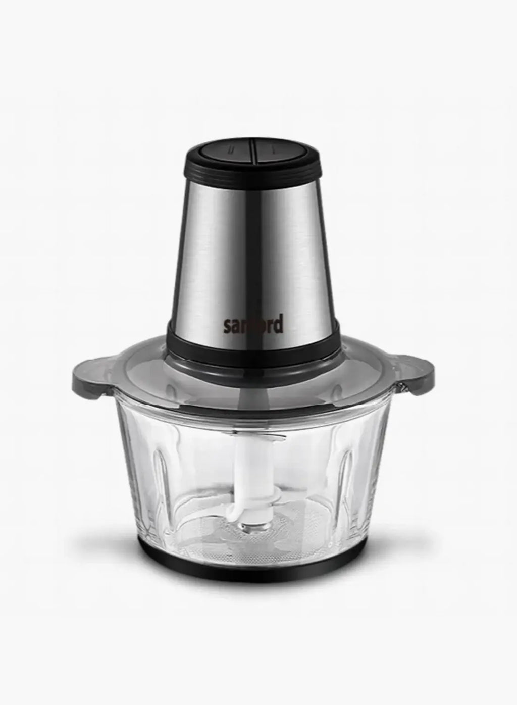 Sanford SF5584FC BS Food Chopper 2.0L 500W | Glass Bowl | Copper Motor | 3 Speed | Garlic Peeler | Stainless Steel Blades