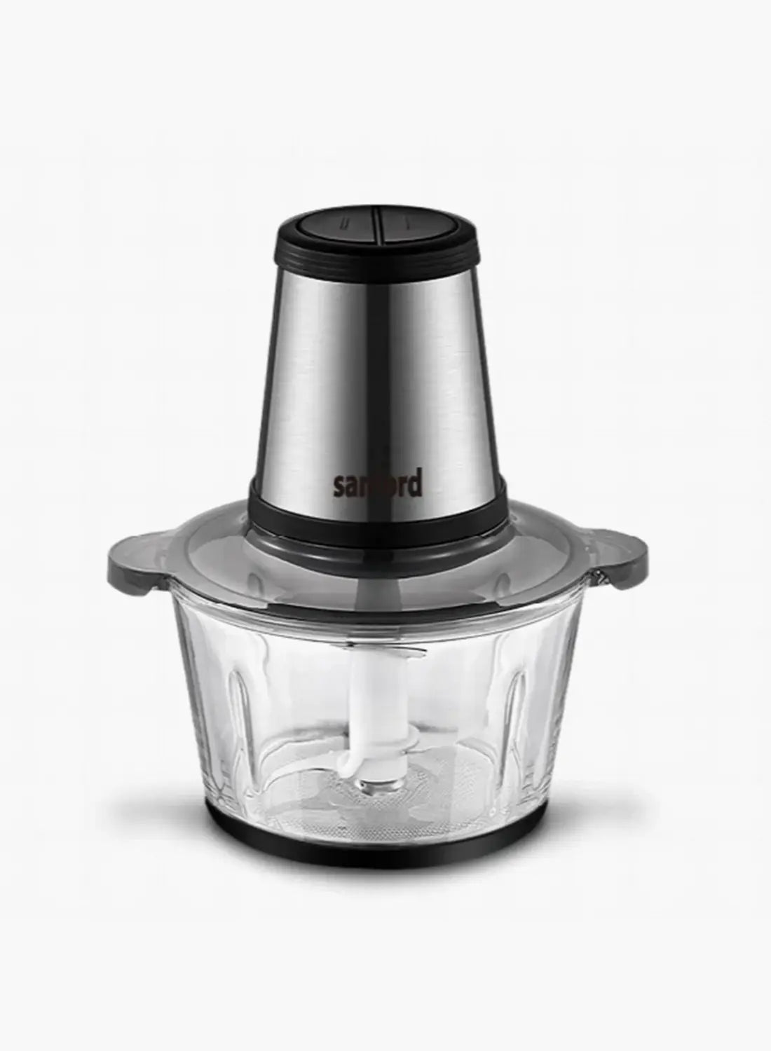 Sanford SF5584FC BS Food Chopper 2.0L 500W | Glass Bowl | Copper Motor | 3 Speed | Garlic Peeler | Stainless Steel Blades