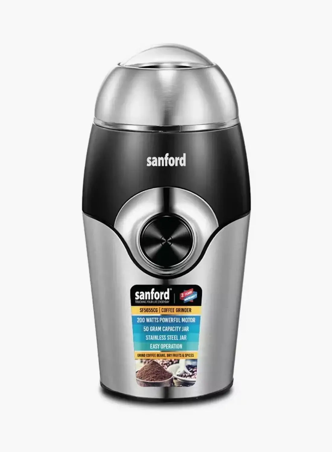Sanford SF5655CG Coffee Grinder 200W | Stainless Steel Blade | 50g Capacity | Spice & Dry Fruit Grinder