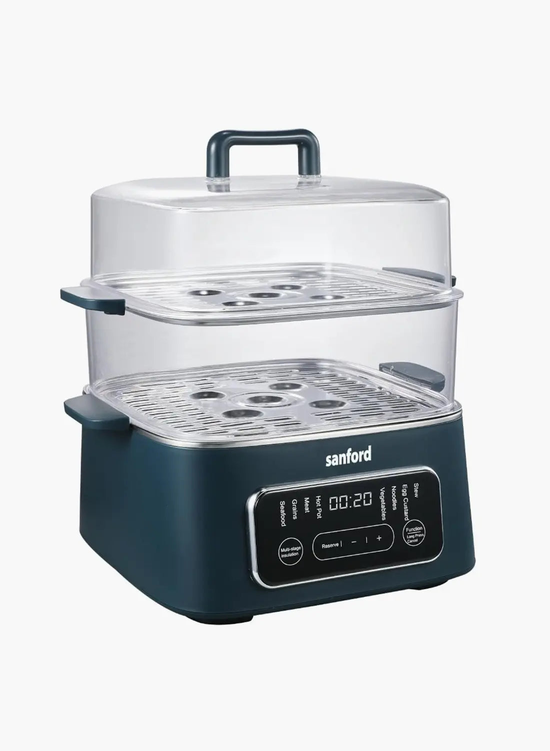 Sanford SF5754FS BS Food Steamer 9L 1000W | Multi Cooker & Hot Pot | 8 Preset Modes | SUS304 Stainless Steel | Keep Warm