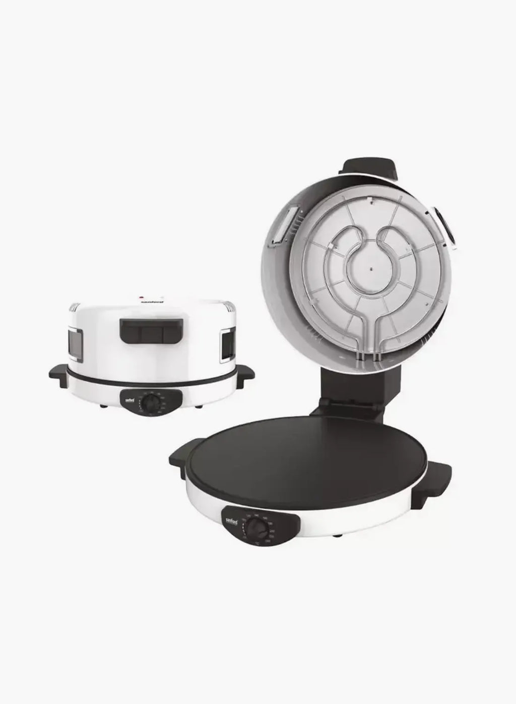 Sanford SF5792ABM BS Arabic Bread Maker 40cm 2200W | Viewing Window | Double Thermostat | Non-Stick Plate | Heavy Duty