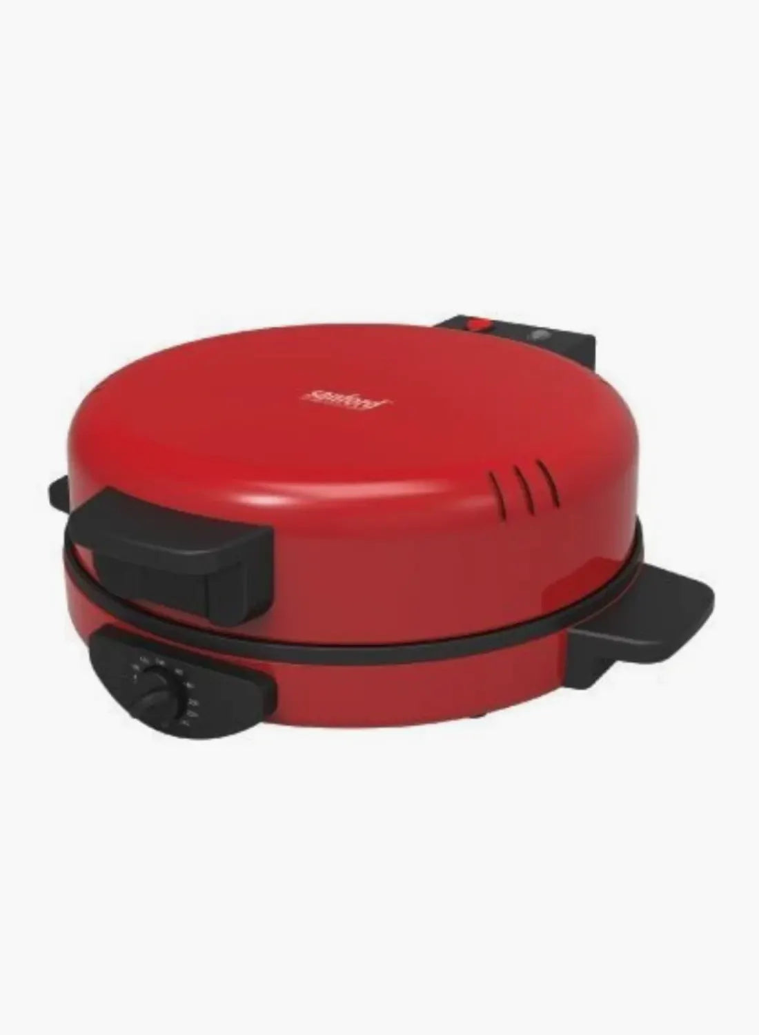 Sanford SF5794ABM BS Arabic Bread Maker 30cm 1800W | Multifunction Pancake Pizza Crepe Grill | Double Thermostat | Red