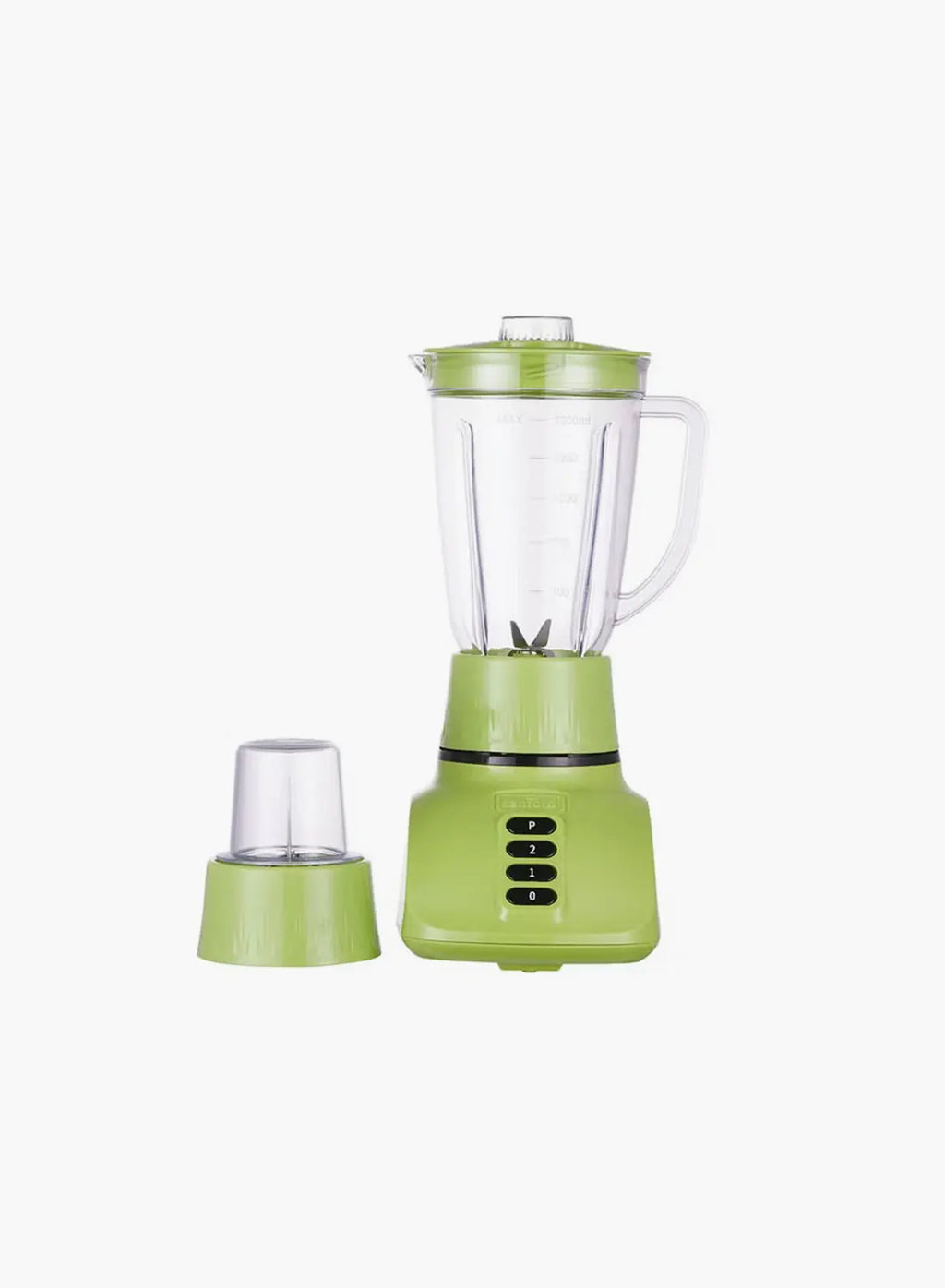 Sanford SF6806BR BS 2-in-1 Blender 1.6L 400W | Mill Jar | 2 Speed + Pulse | #304 Stainless Steel Blades | Multicolour