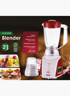 Sanford SF6842BR BS 2-in-1 Blender 1.6L 650W | Unbreakable Jar | Mill Attachment | 2 Speed + Pulse | Copper Motor