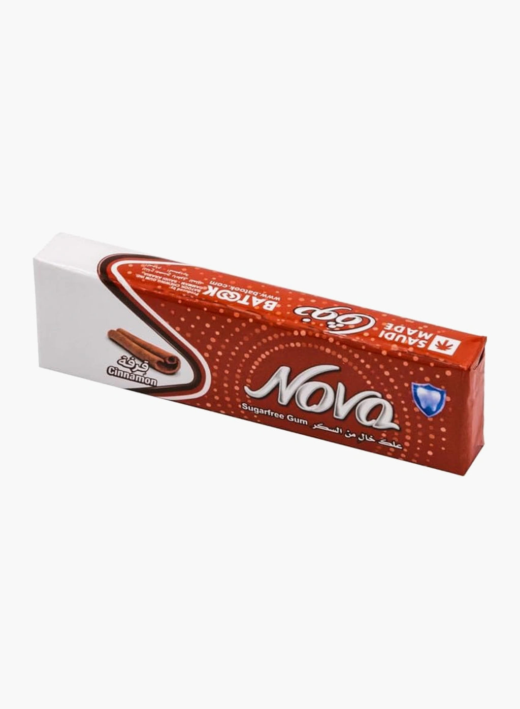 Nova Cinnamon Sugar-Free Chewing Gum | Refreshing Breath Gum | 20 Fingers Pack (230g)
