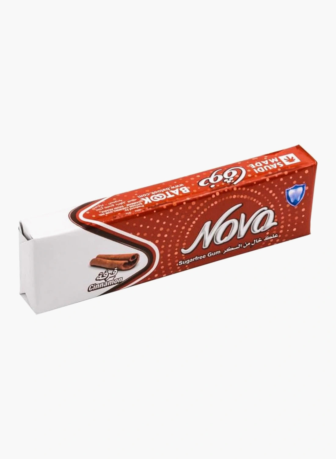 Nova Cinnamon Sugar-Free Chewing Gum | Refreshing Breath Gum | 20 Fingers Pack (230g)