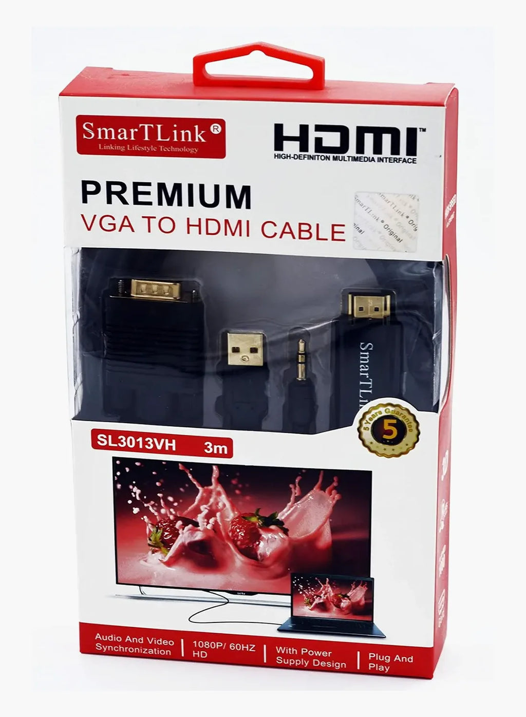SMARTLINK VGA to HDMI Active Converter Cable (SL-VH Series)