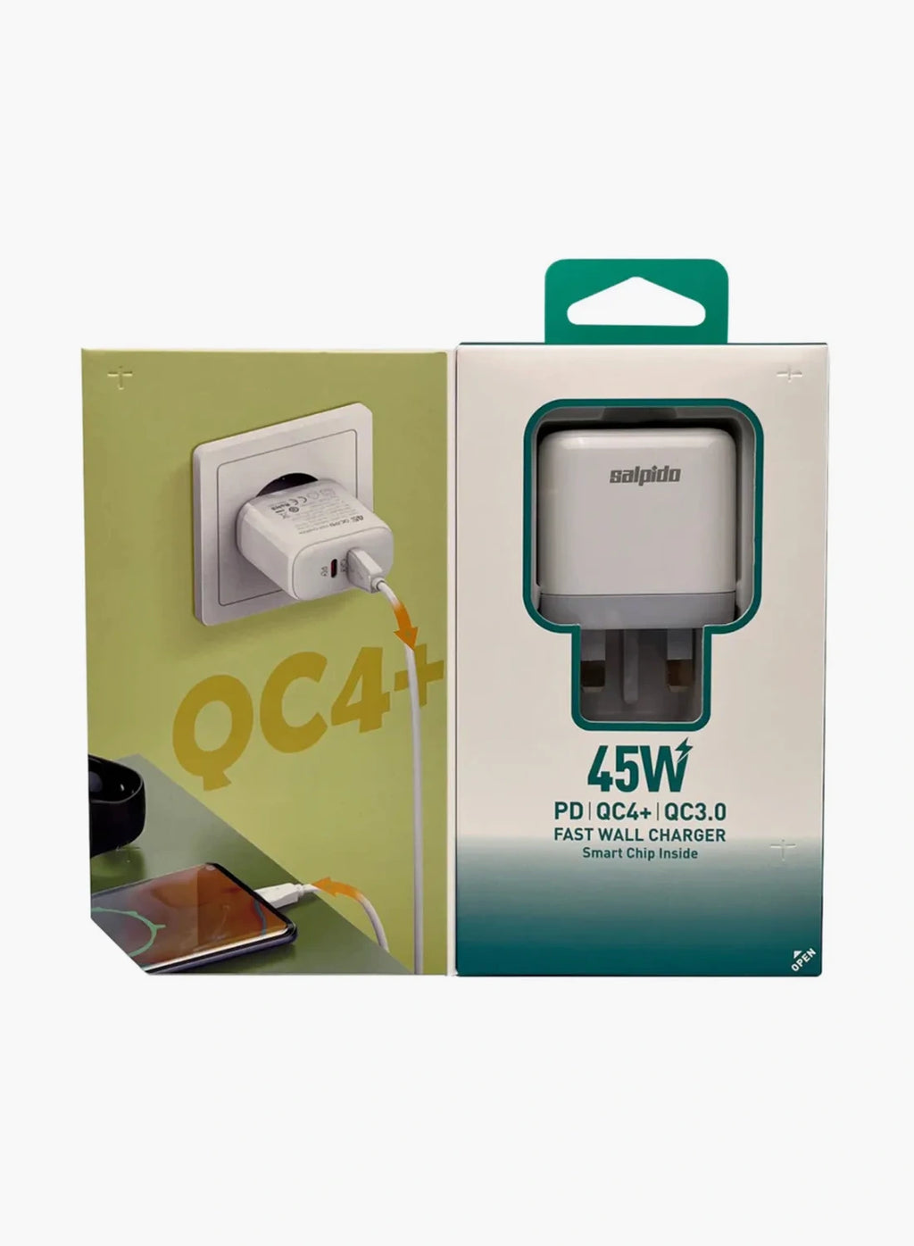 Salpido SAL-WC-2102 PD+QC 45W Super Quick Charger