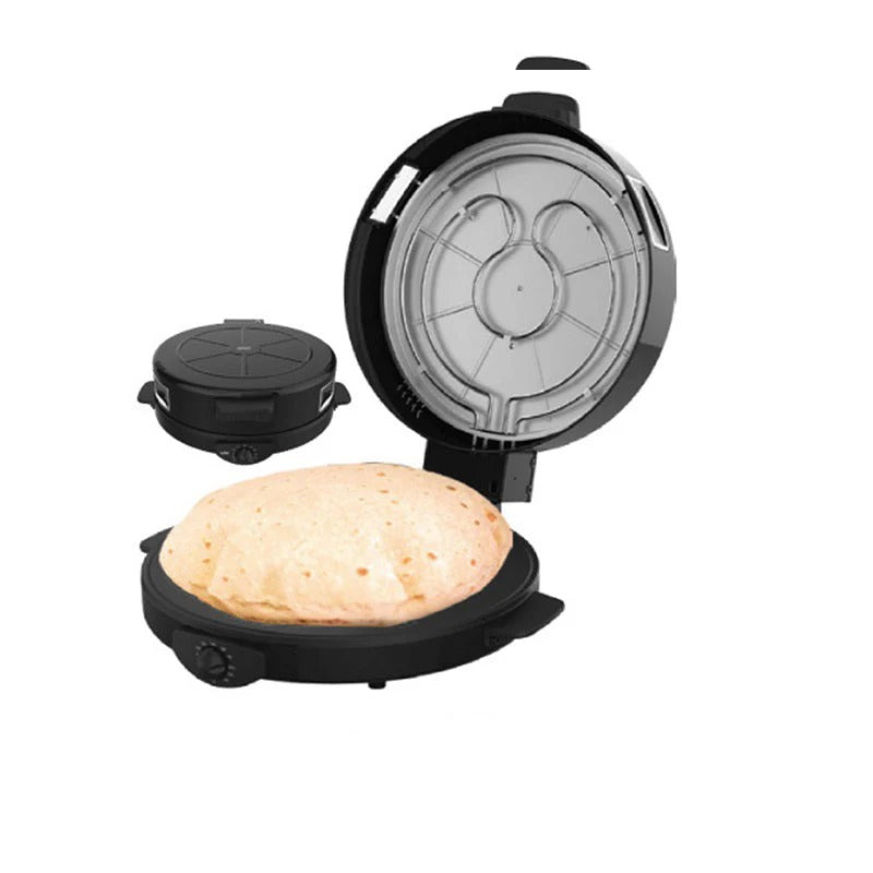 Sanford SF5793ABM BS Arabic Bread Maker 45cm 2600W | Extra Large Plate | Double Thermostat | Non-Stick | Stainless Steel Heating